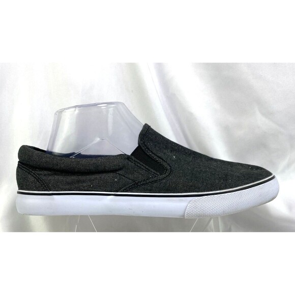 Goodfellow & Co Men's Size 8 Slip-on Shoes Casual Sneakers Charcoal Gray Canvas - Picture 5 of 9